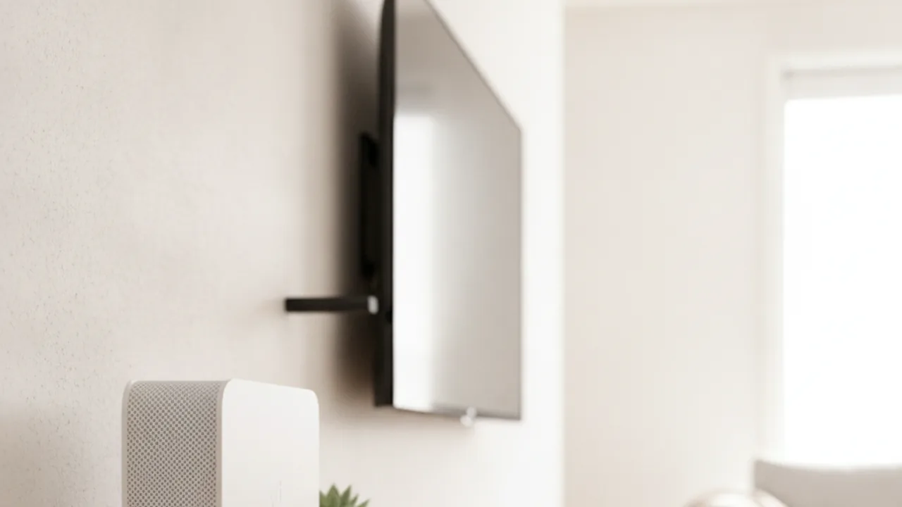 Wi-Fi router with an ethernet cable set up to stop IPTV buffering in Australia